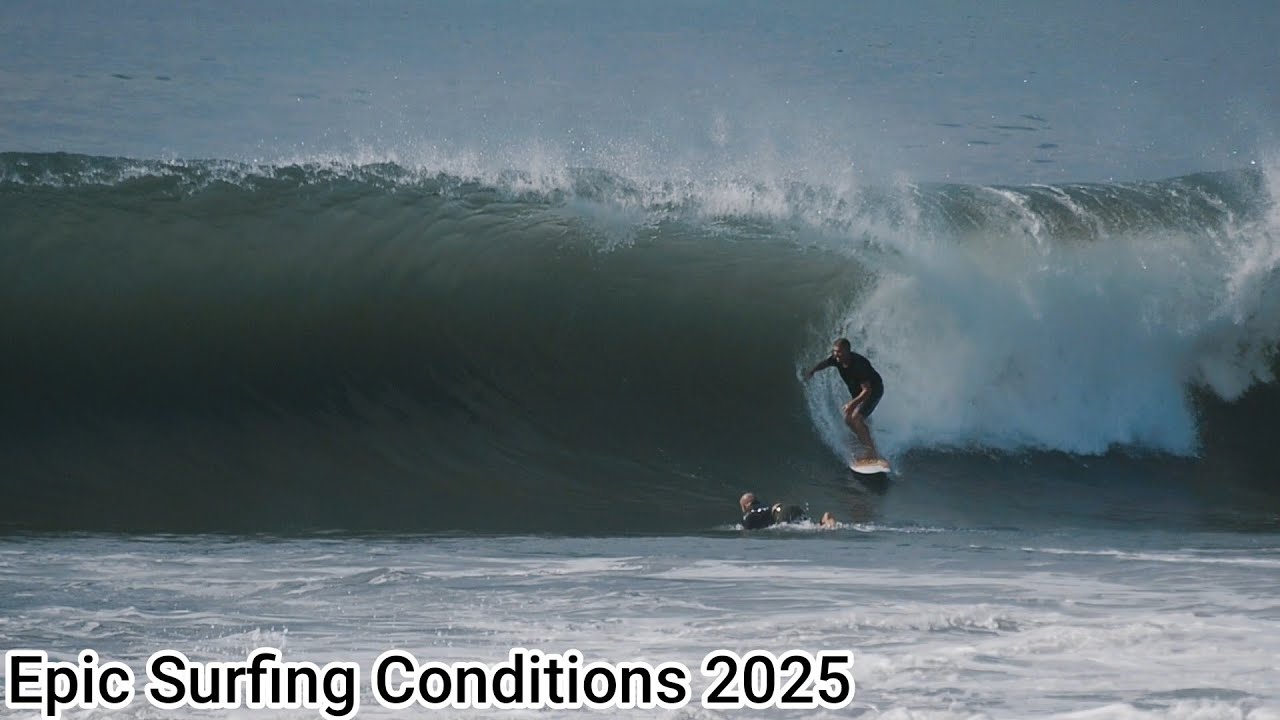 INSANE Waves at Keramas Beach 2025 - Perfect Clean Surf at Bali’s Best Spot! 🌊