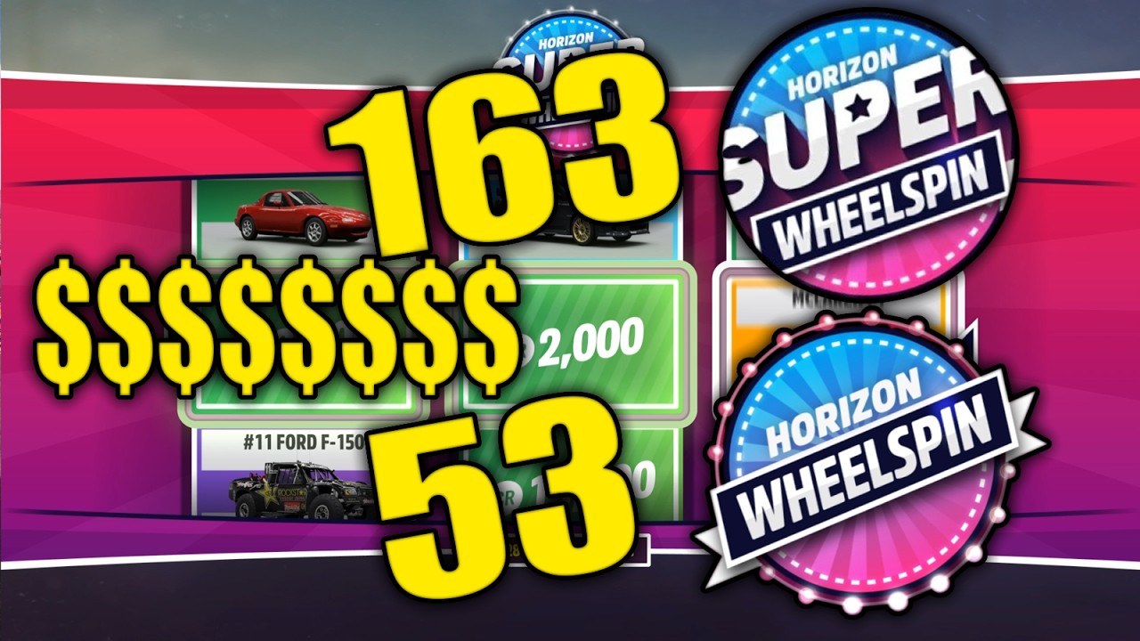 Throwing out all my Wheelspins before FH6 !