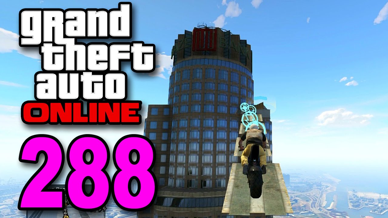 Grand Theft Auto 5 Multiplayer - Part 288 - Crazy Motorcycle Race! (GTA Online Gameplay)