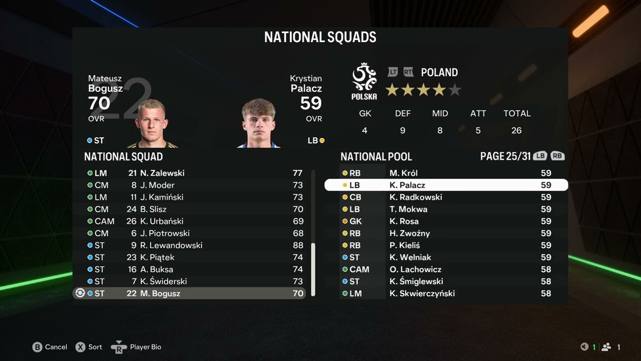 EA FC 25: How to Add Created Player to National Team