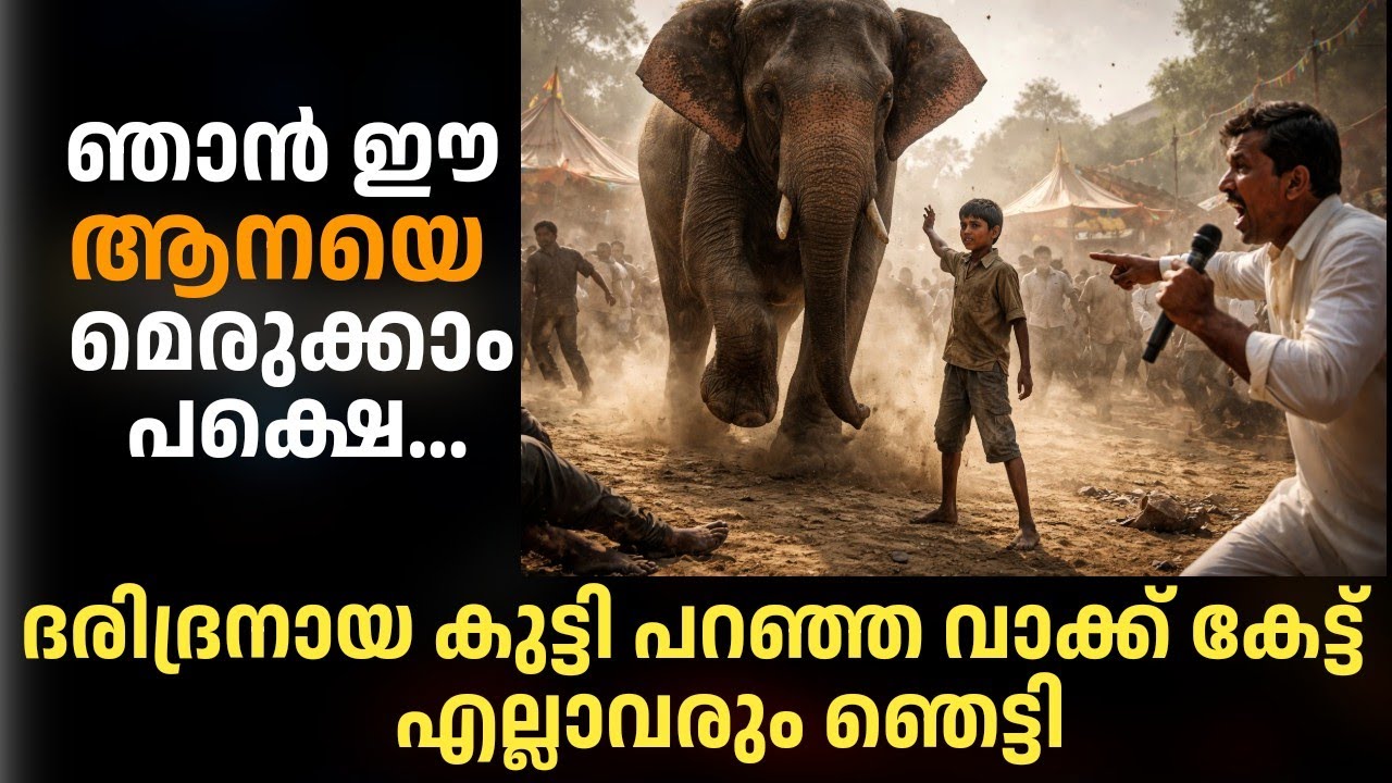 ദരിദ്രനായ ആൺകുട്ടി മതം പിടിച്ച ആനയോട് ചെയ്തത് കണ്ട് ജനങ്ങൾ ഞെട്ടി 😲