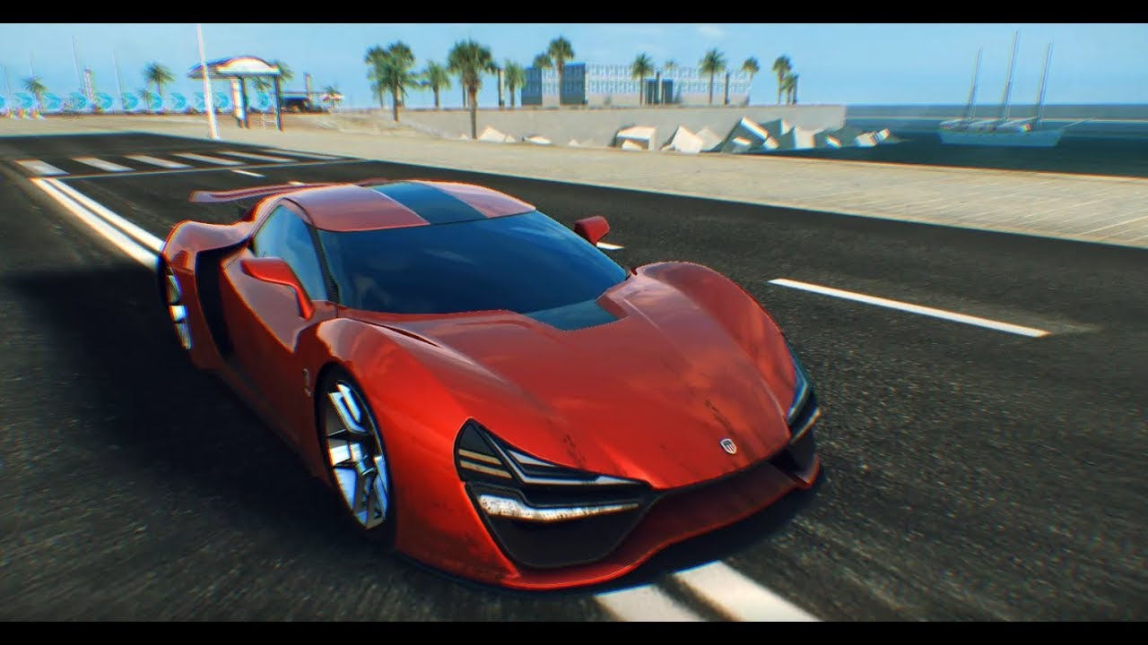 Asphalt 8: Trion Nemesis (Barcelona, 32 racers & 5 laps)