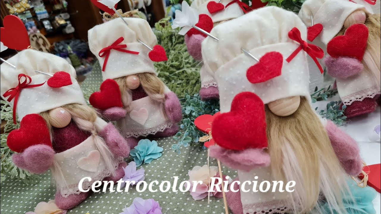 Fai da te facile Gnomo Valentino @centrocolorquadroni4432