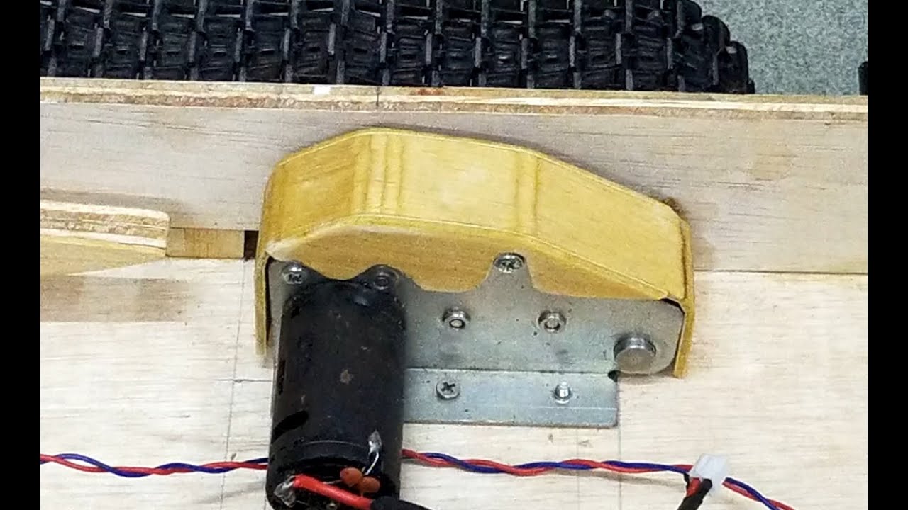 How to make covers for RC Tank gearbox out of wood
