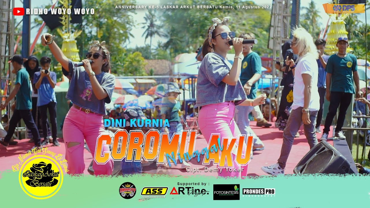 DINI KURNIA  Ft. SUNAN KENDANG - COROMU NINGGAL AKU ( LIVE PEMUDA LASKAR ARKUT ) DINASTY MUSIK