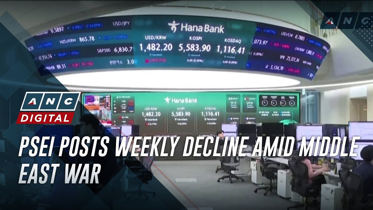 PSEi posts weekly decline amid Middle East war | ANC