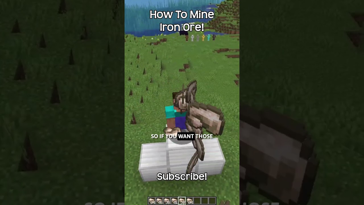 How To Mine Iron Ore In Minecraft?!