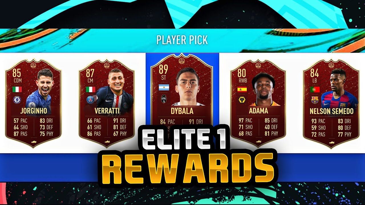 FIFA 20 ELITE 1 FUT CHAMPIONS REWARDS!