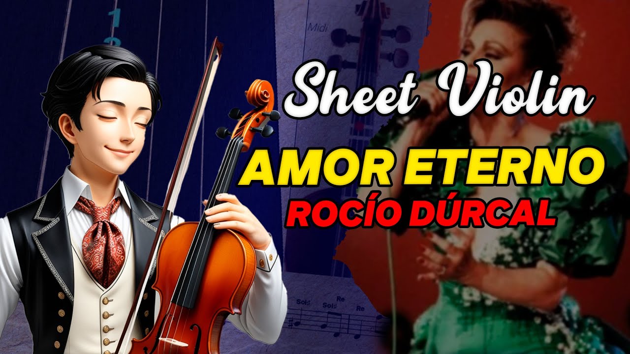 Amor Eterno - Rocío Dúrcal Violín Tutorial / Tab Tutorial / Sheet Music violín
