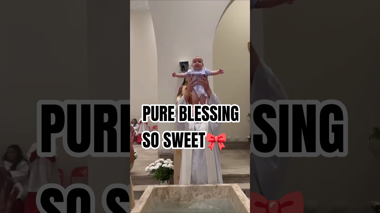 The Most BeautifulBaby Baptism You Will See Today #baptism #baby #blessing #Bendicion #eucharist #fe