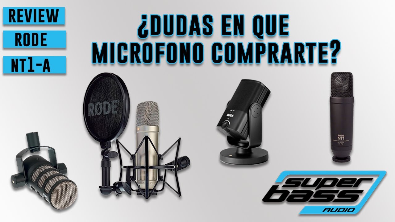 Review en Español RODE NT1 A Y MICROFONIA DE ACCESO RODE  (Superbass Audio)