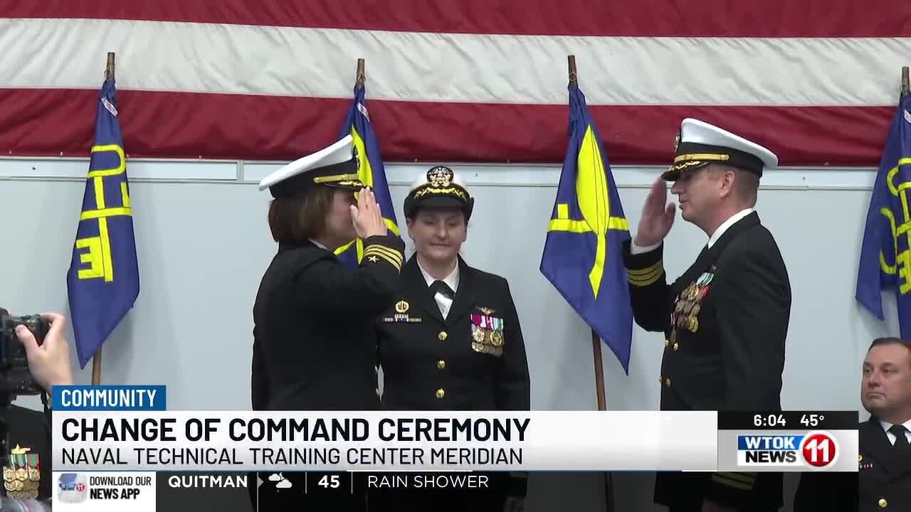 Change of Command at Naval Technical Training Center Meridian