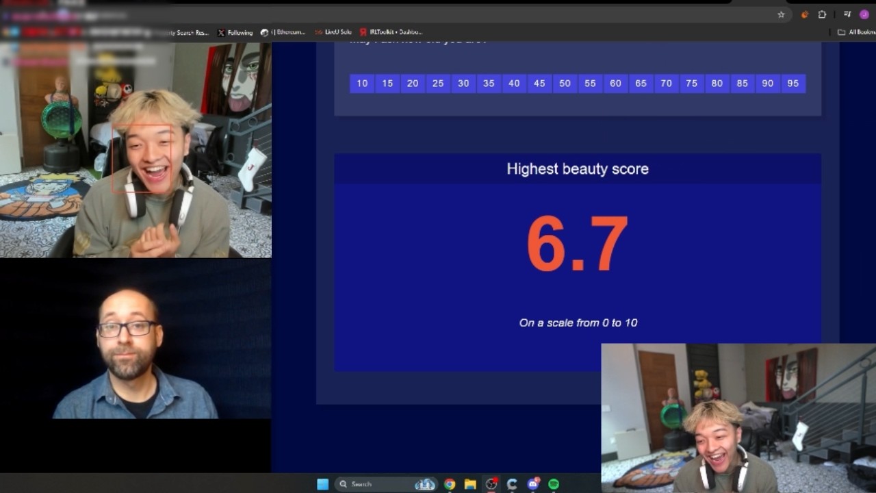 AI Ranks JasonTheWeen By Attractiveness!