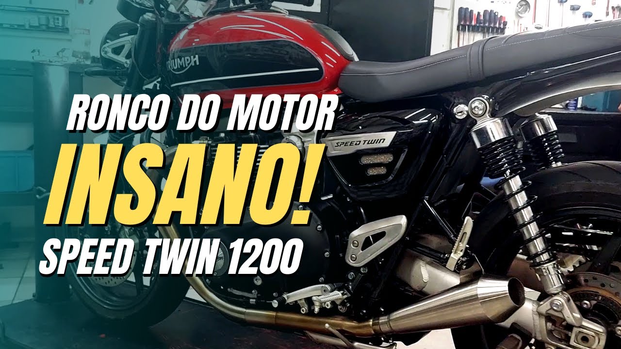 INSTALAMOS XPIPE E PONTEIRAS ESPORTIVAS NA TRIUMPH SPEED TWIN 1200 ( INSANO FICOU O RONCO DO MOTOR )