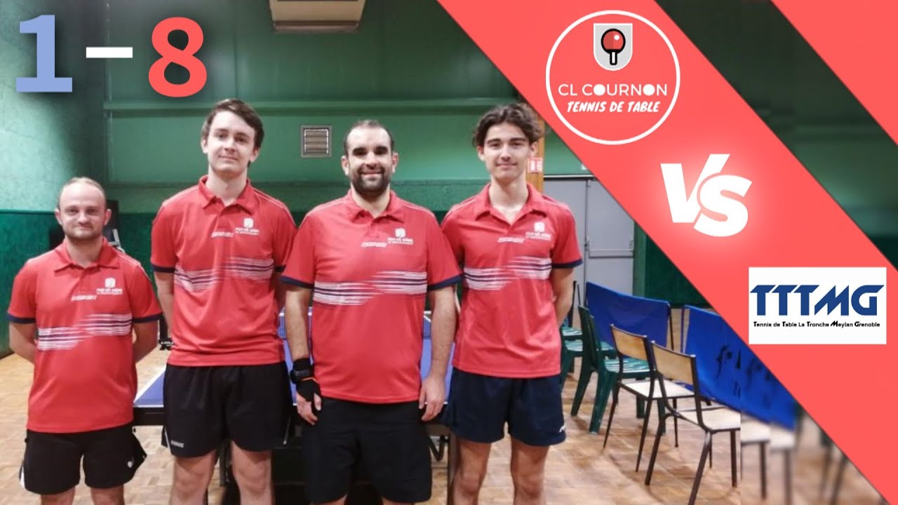 CL Cournon TT 1 VS TT La Tronche Meylan Grenoble 2 | N3 | 26/03/2022 | Tennis de Table