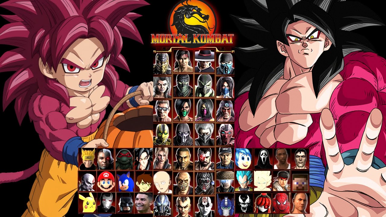 MORTAL KOMBAT 9 | GOKU SSJ 4  | EXPERT ARCADE LADDER | GAMEPLAY (4K60FPS)