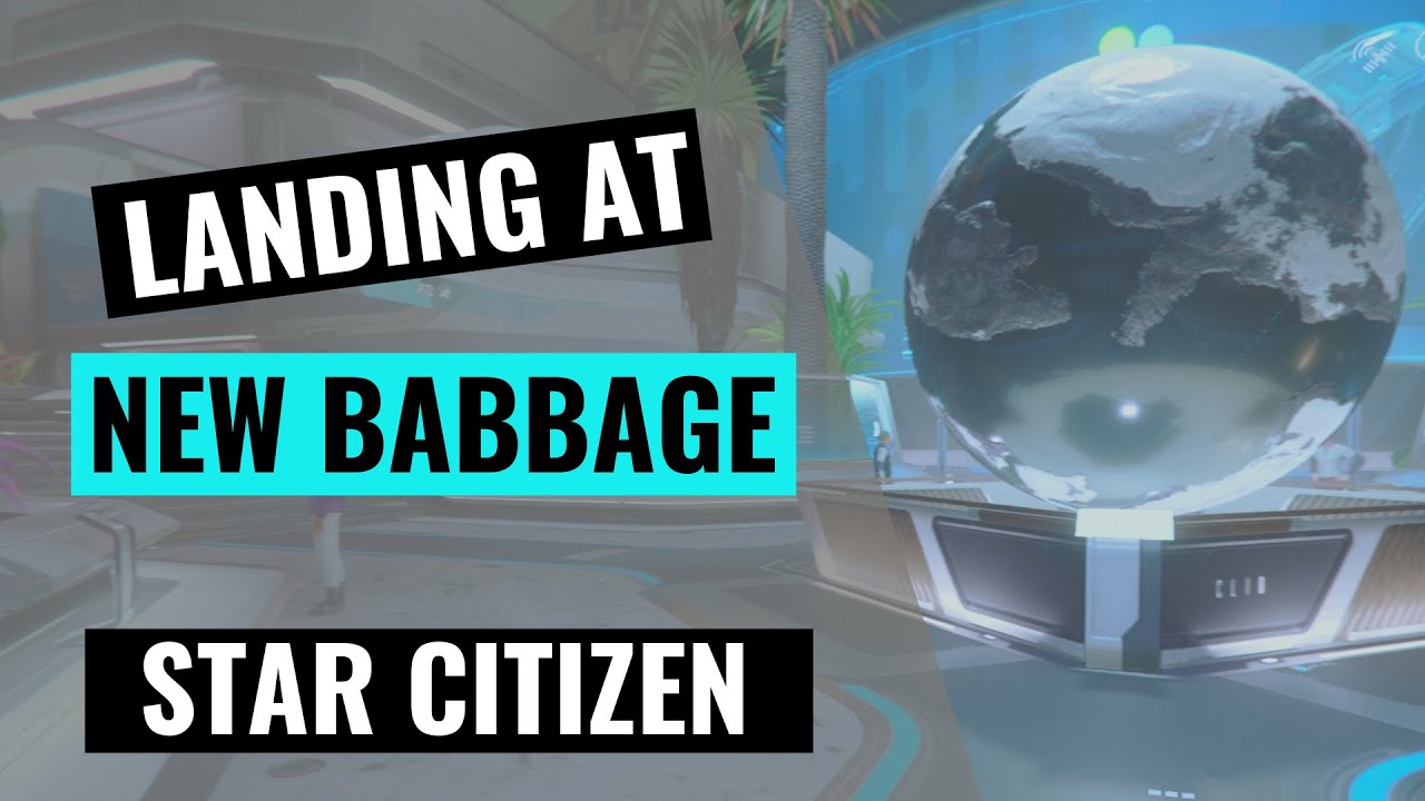 Landing At New Babbage With Shortcut | Star Citizen Tutorials | Alpha 3.13