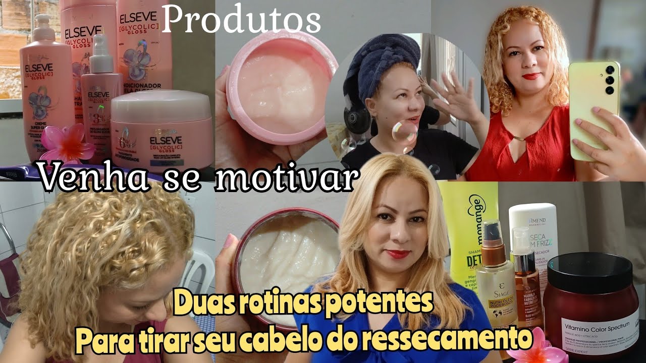 DUAS ROTINAS DE COMO CUIDO DO CABELO RESSECADO POR QUÍMICA E RECUPERO A VITALIDADE e força dos fios 