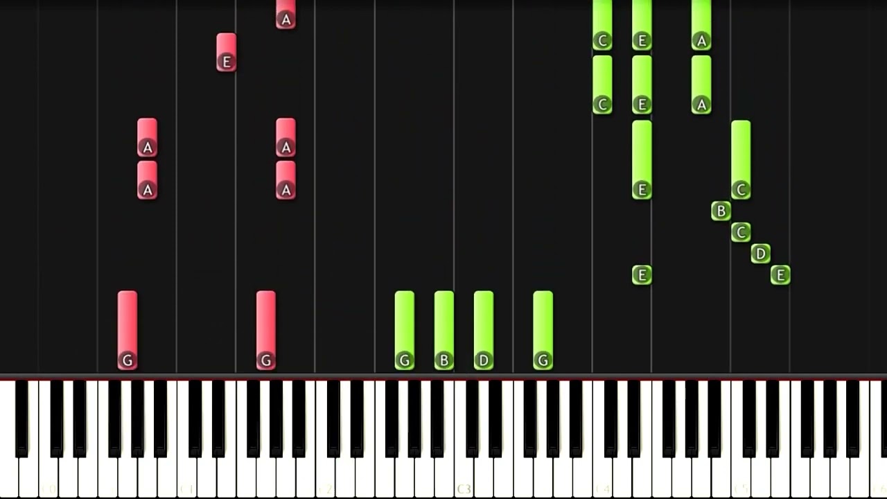 Born To Fly  -  Giovanni Allevi  -  SLOW Piano Tutorial
