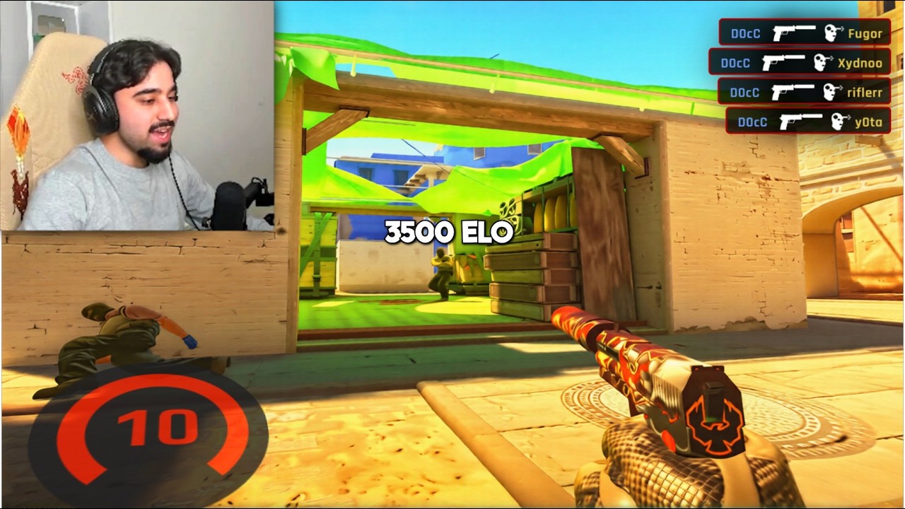 D0cC DESTROYS FACEIT 3500 ELO PLAYERS…
