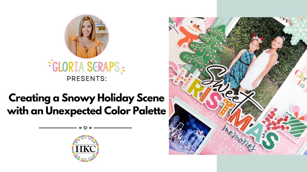 Creating a Snowy Holiday Scene with an Unexpected Color Palette