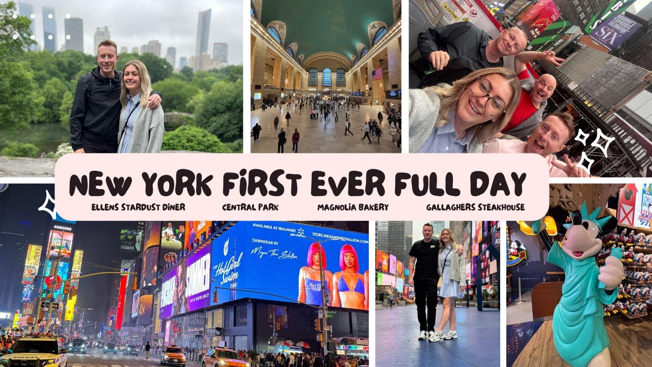 FIRST EVER FULL DAY IN NYC | ELLENS STARDUST | CENTRALPARK | MAGNOLIA BAKERY | GALLAGHERS STEAKHOUSE