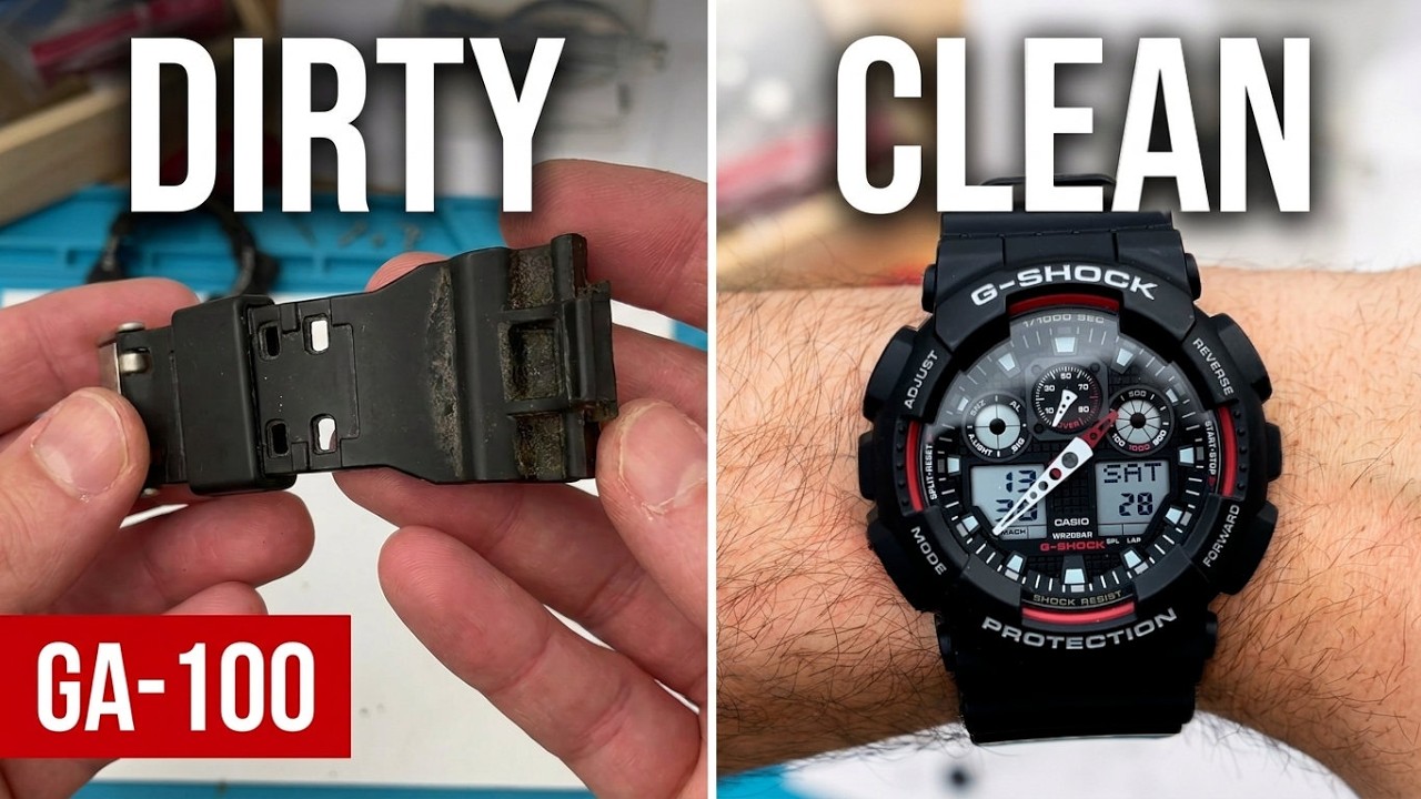 How to Clean a Casio G-Shock Watch [Ultrasonic & UV]