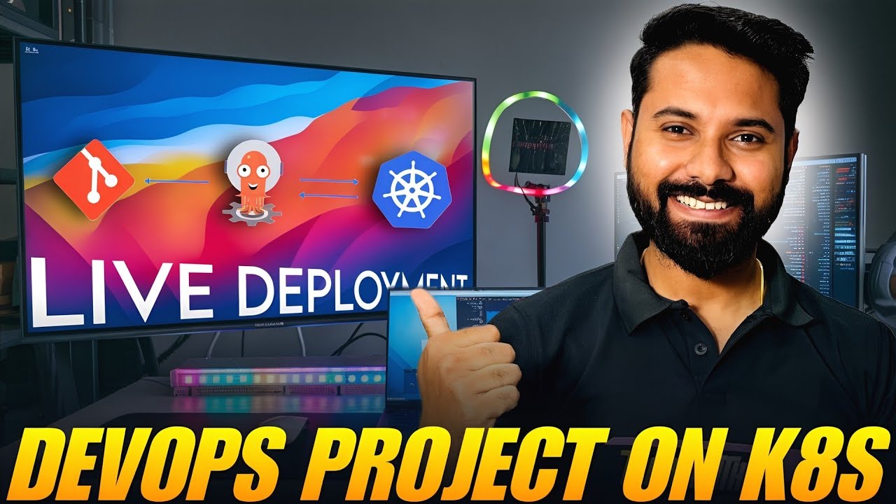 Live DevOps Project on Kubernetes With ArgoCD For Freshers to Experienced (Hindi)