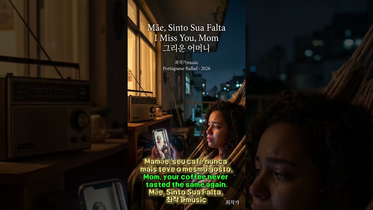 #최작가music#MãeSintoSuaFalta #Saudade#PortugueseBallad