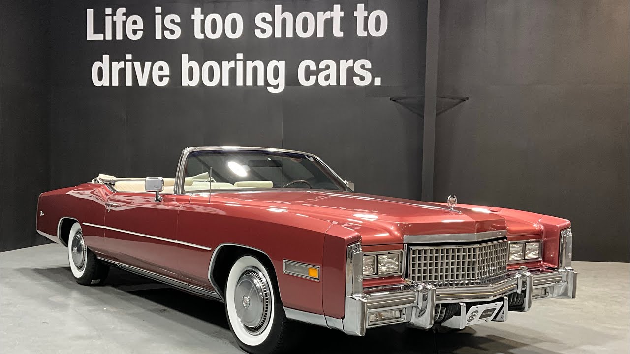 (Sold) 1975 Cadillac Eldorado Convertible $26,995