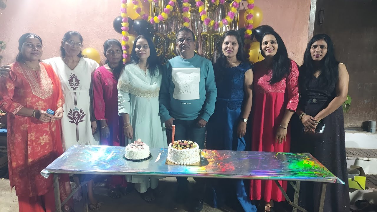 हसबेड चा मित्रा चा वारदिवस 🥳आनी हसबेडन्स नाही आलेत/बथ्थडे पाटीॅ
