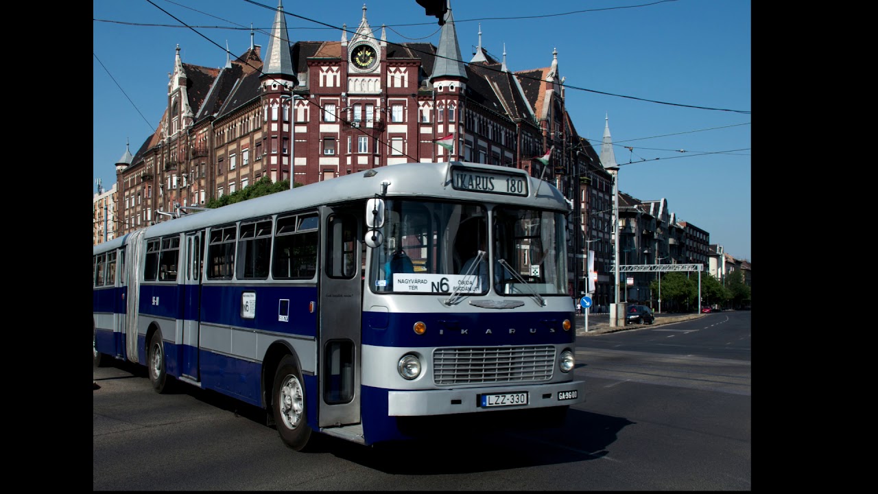 2018.08.19  Ikarus 180-as busszal N6-os nosztalgiajárat