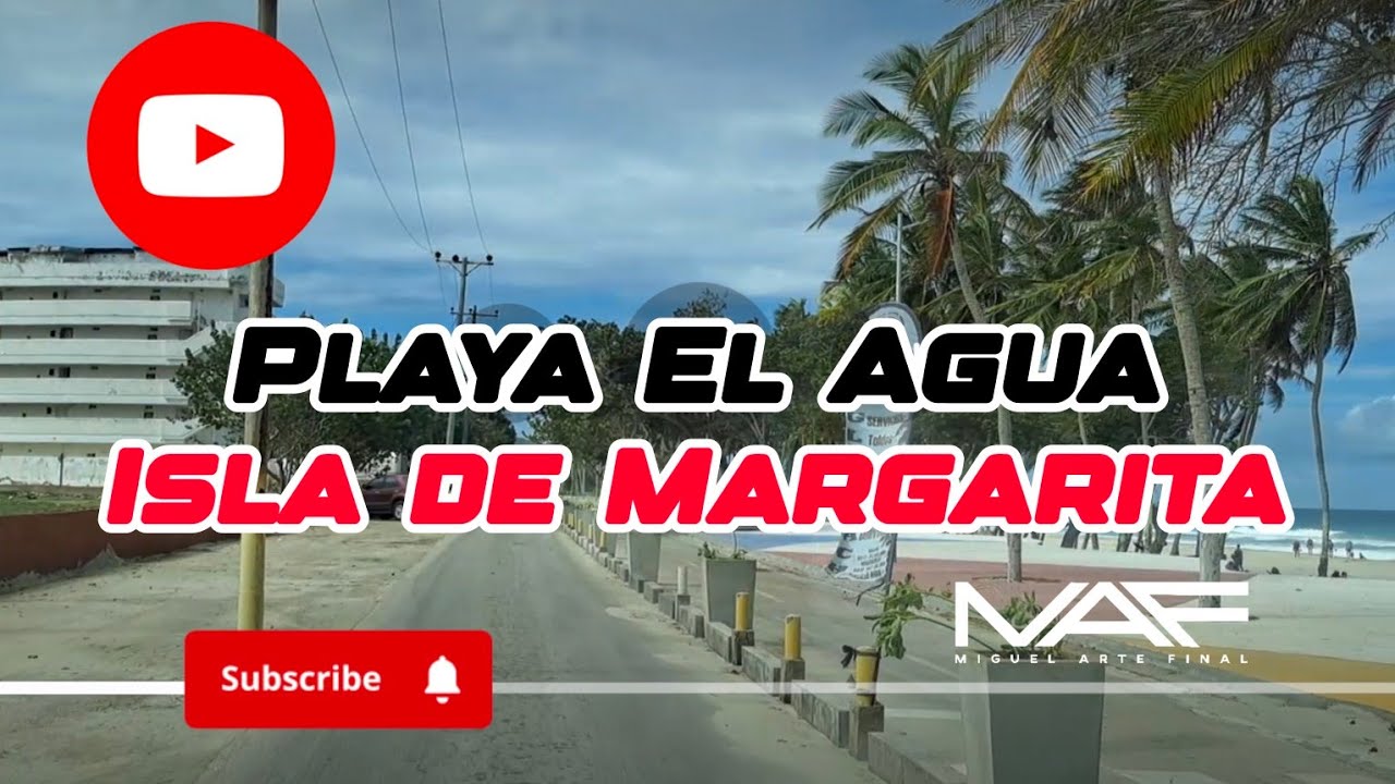 Recorriendo el Malecón de Playa El Agua en Isla Margarita
