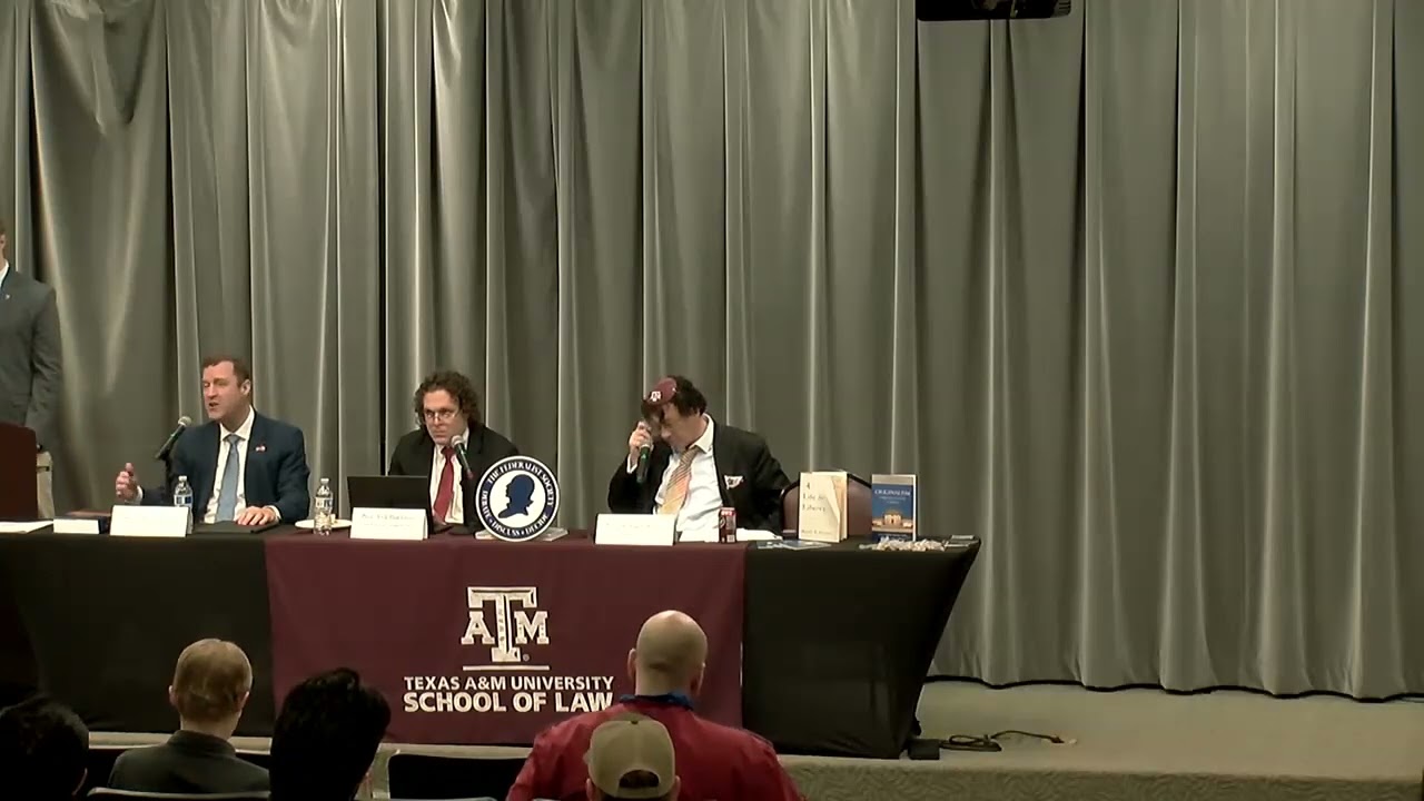 Texas A&M FedSoc - Antisemitism Across Institutions Law, Academia, and Media