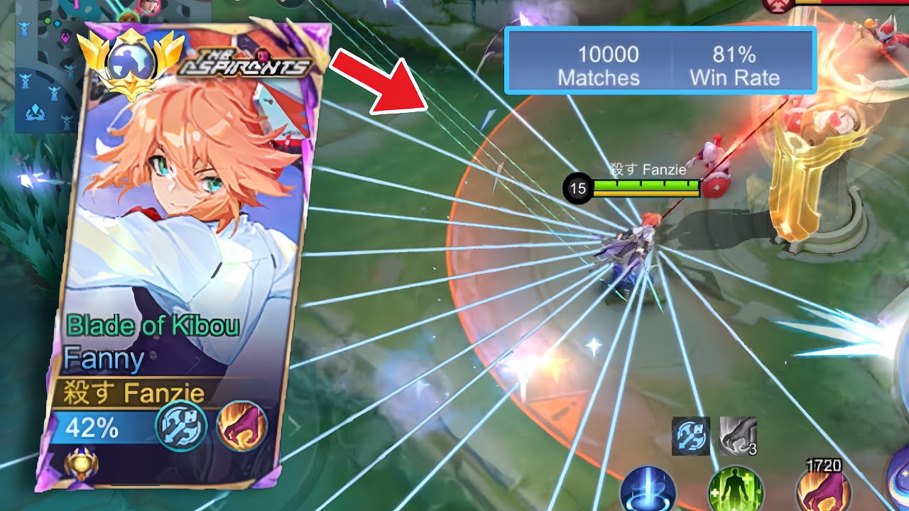 FANNY PRANK WINRATE [part 2] TO PUBLIC PLAYERS FANNY AGGRESSIVE GAMEPLAY SOLO CARRY TEAM - MLBB