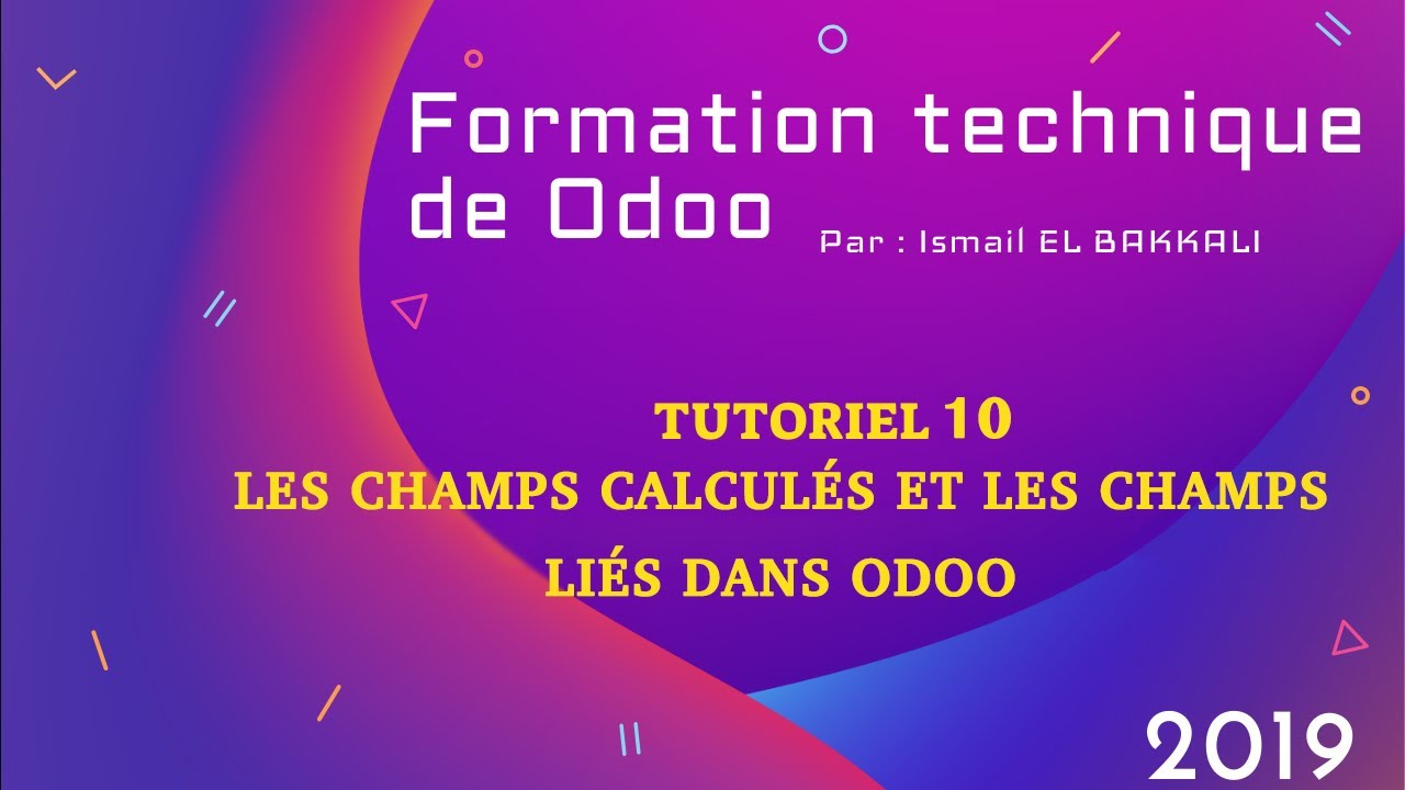Les champs calculés et les champs liés dans Odoo