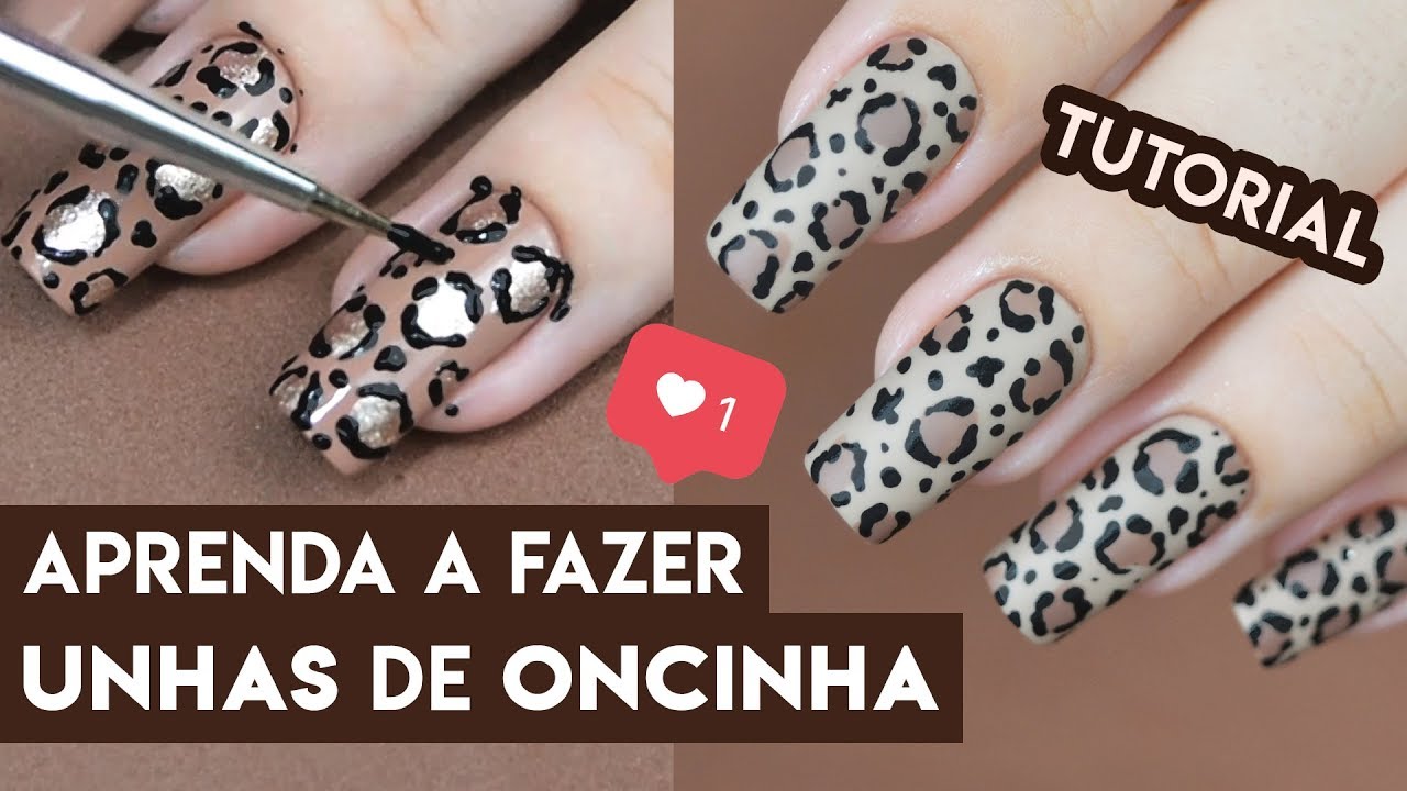 UNHAS de ONCINHA - TUTORIAL | @esmalteecor