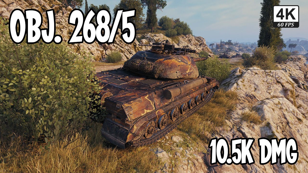 World Of Tanks Obj. 268/5 (10.5k Damage) WOT