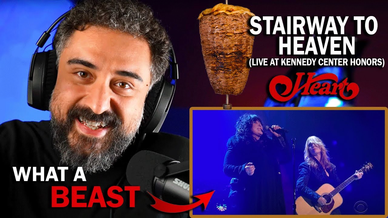 Arab Man Reacts to HEART - STAIRWAY TO HEAVEN (Live at the Kennedy Center)