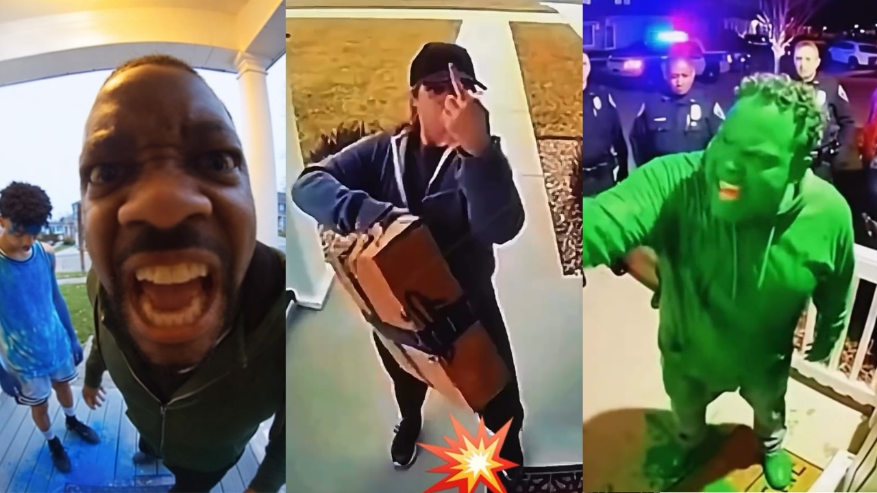 Wait for the reaction... Porch Pirate Fails! (Caught on Ring Camera)