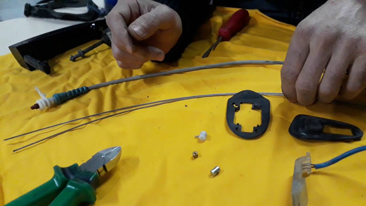 BMW f30 dış kapı kolu iç mekanızması tel halat değişimi