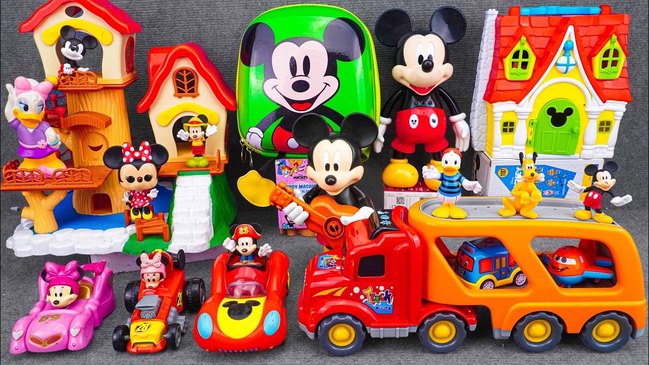 Satisfying with Unboxing Disney Fire Rescue Mickey Mouse Jumbo Fun House Playset | Review Toys ASMR