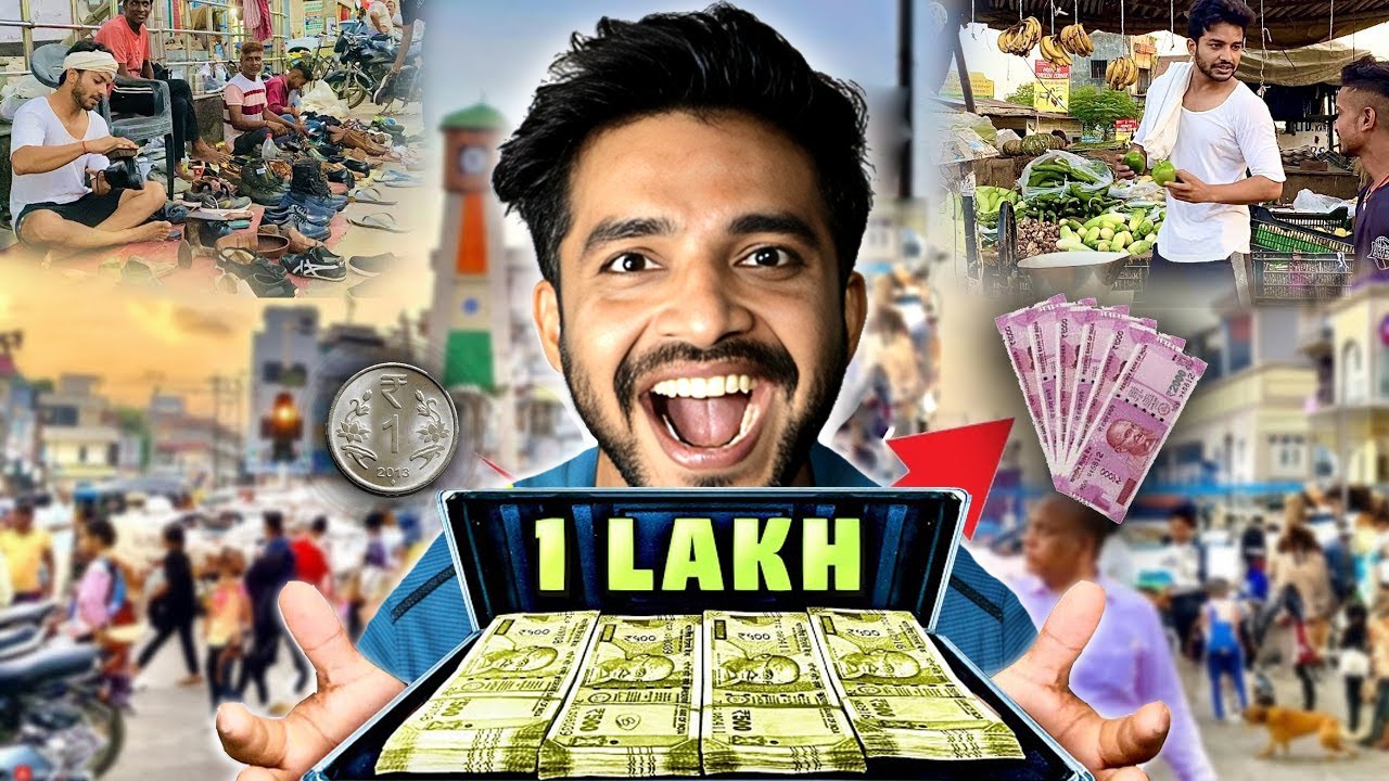 1 Lakh Rupees Earning Challenge || Part 1 || #3iditos #challenge