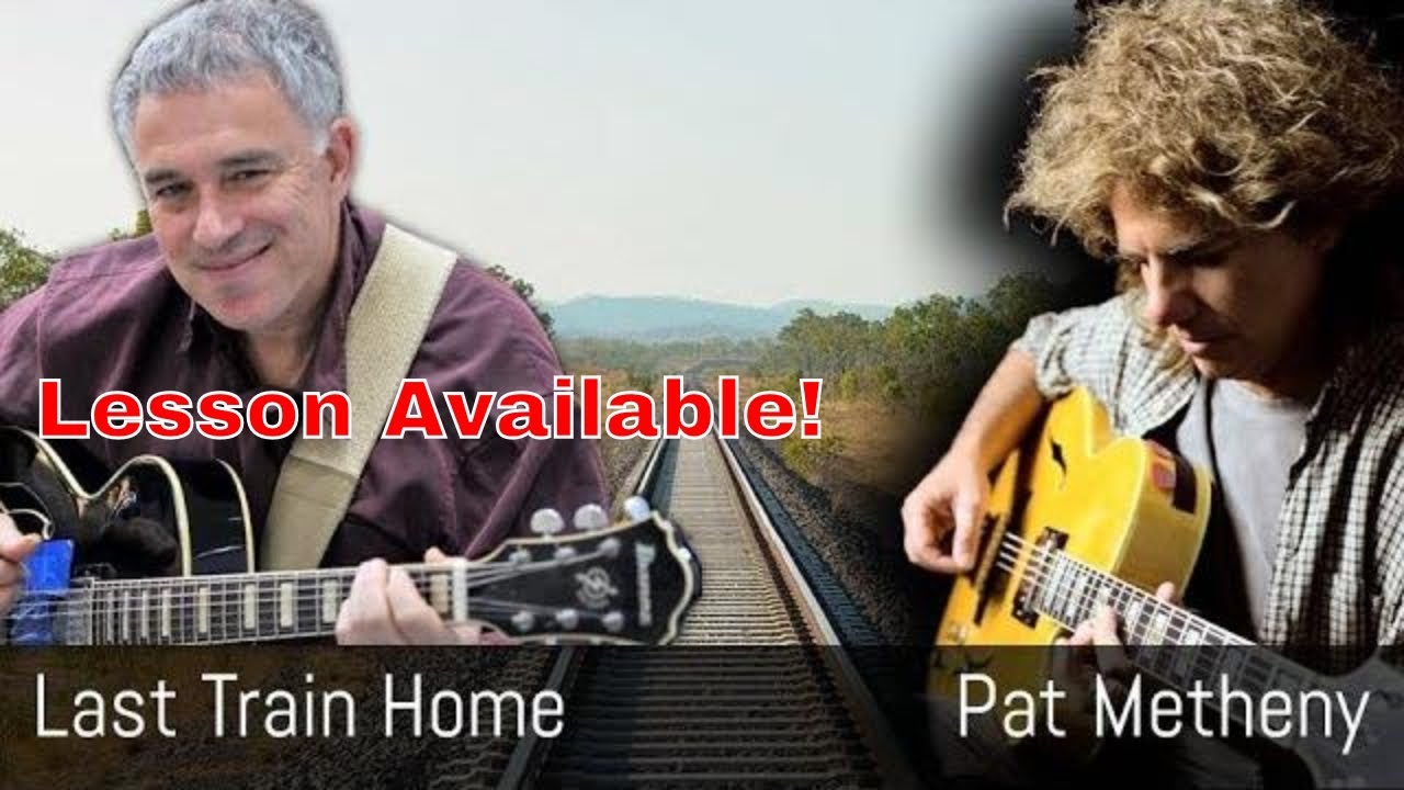 Last Train Home - Pat Metheny - Fingerstyle Acoustic Guitar - Jake Reichbart, lesson available!