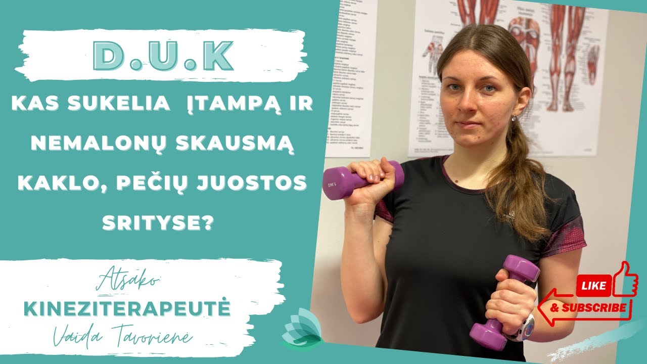 I&scaron; kur atsiranda įtampa kaklo ir pečių juostos srityje?