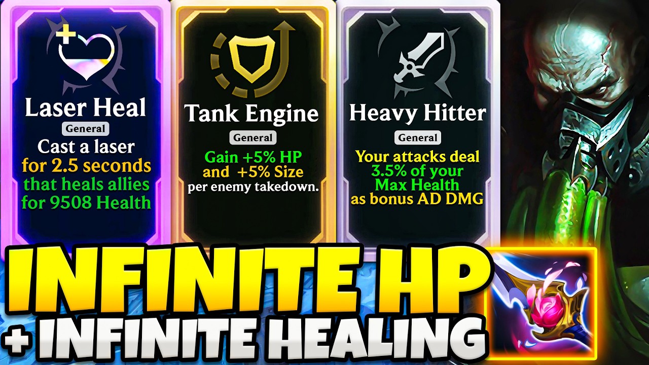 Unkillable Enchanter Urgot: Infinite HP + W HEALS ENTIRE TEAM | ARAM Mayhem