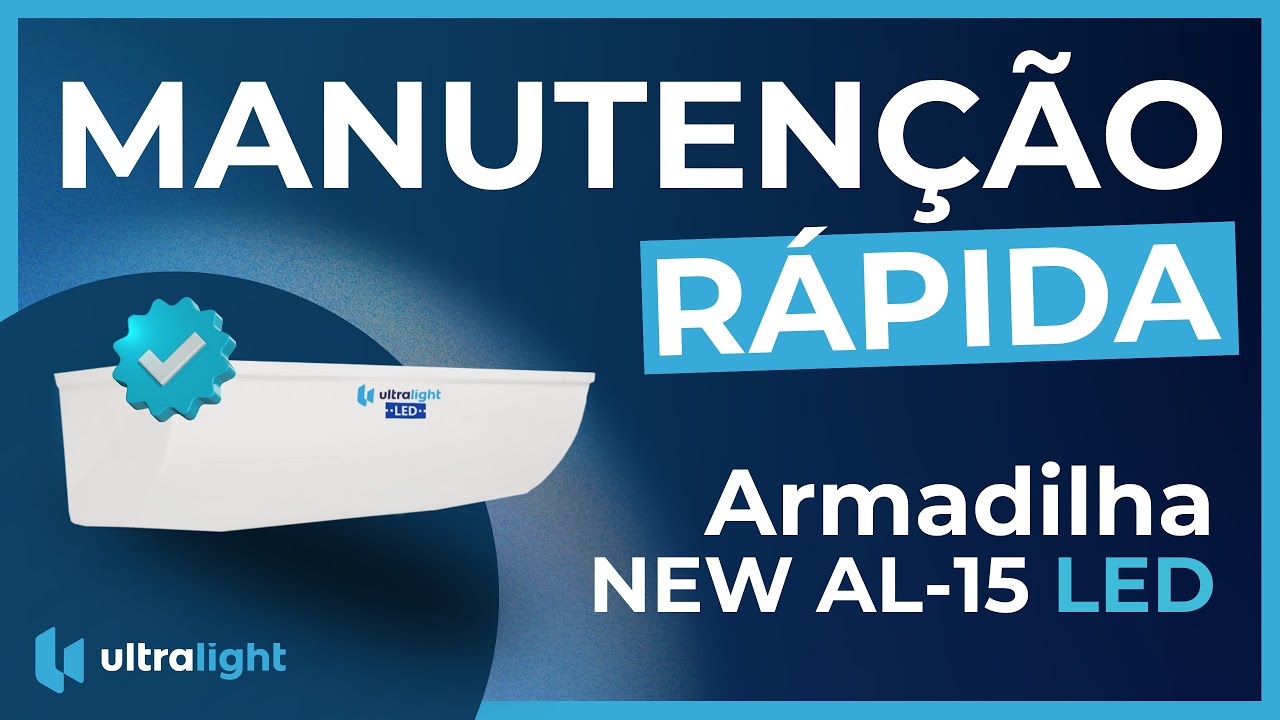 Manutenção Rápida | Armadilha Luminosa Ultralight NEW AL-15 LED