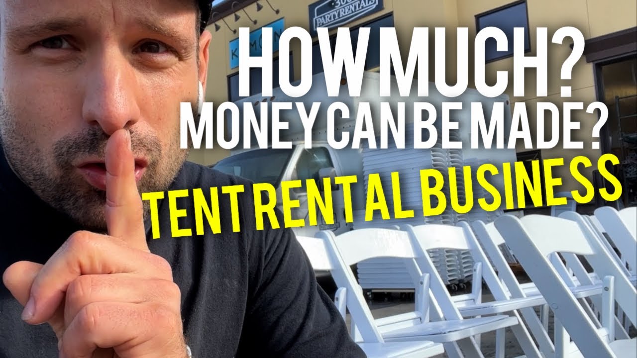 How Much Money Can You Make Renting Tents? A Week Long Vlog In An Event Rental Business