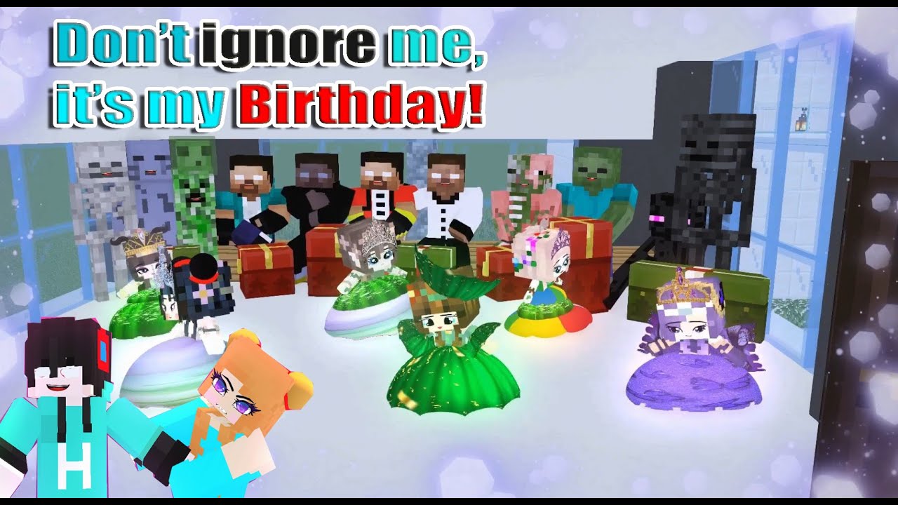 Heeko and Haiko Surprise Alexis for her Birthday #minecraft #animation