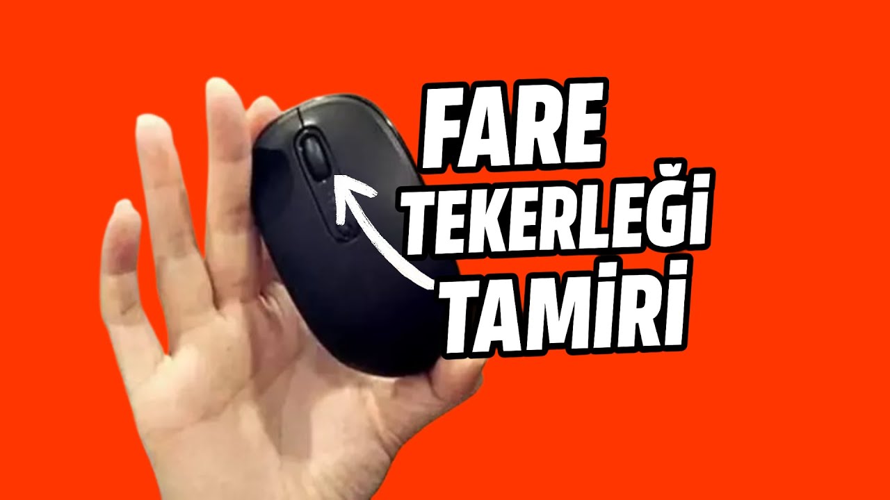 Fare Tekerleği Tamiri | Mouse Tekerleği Kaydırma Sorunu Çözümü (Evde Kolay Onarım)